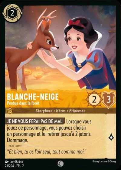 23 204 FR 2 Blanche Neige Perdue dans la forêt LorCards fr