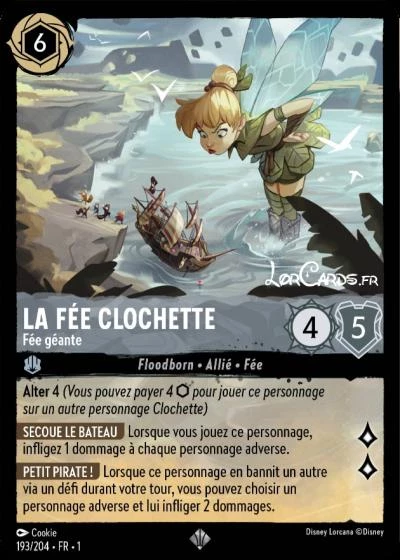 193/204 • FR • 1 - La Fée Clochette, Fée géante