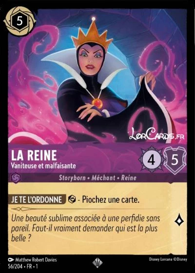 56/204 • FR • 1 - La Reine, Vaniteuse et malfaisante (Brillante)